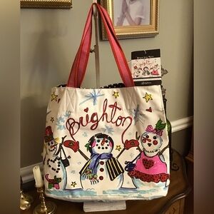 NWT Brighton Snow Day Tote